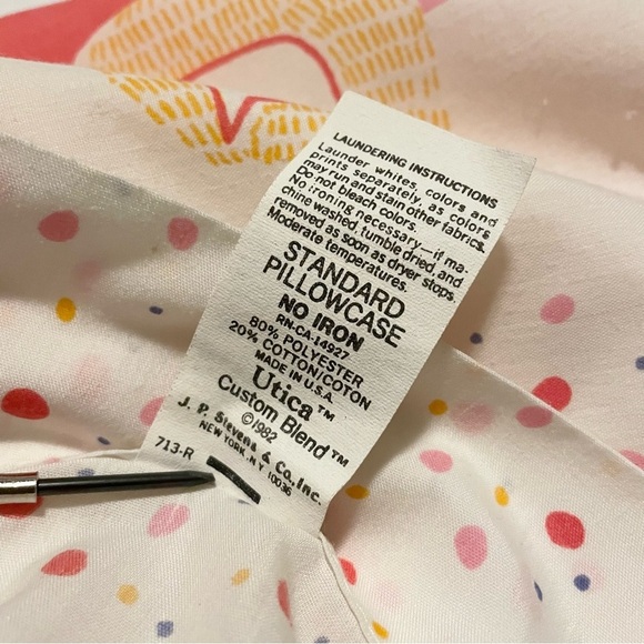 Vintage 1982 J P Stevens Utica Animals Zoo Pillowcase Lot of 2 - Picture 11 of 16